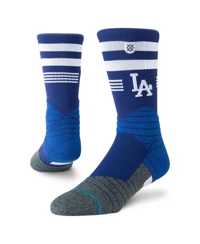 Stance Men's And Women's Royal Los Angeles Dodgers Diamond Pro Crew Socks In Blue