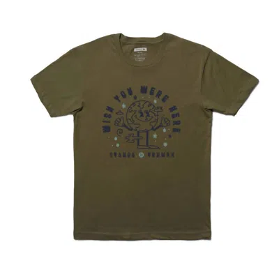 Stance Men's Galaxy Short Sleeve Tee In Green