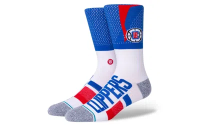 Stance Men's Los Angeles Clippers Shortcut 2 Crew Socks In Blue,white