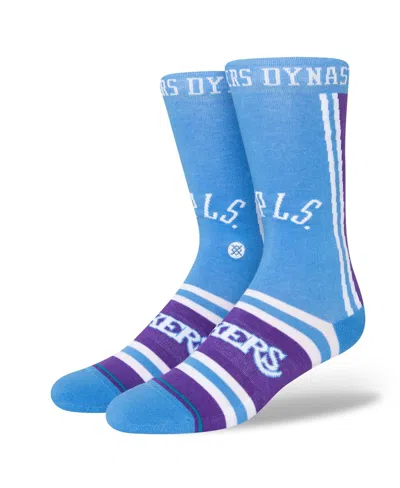Stance Men's  Light Blue Los Angeles Lakers 2021/22 City Edition Crew Socks