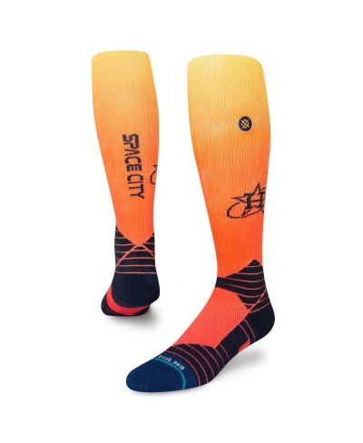 Stance Men's  Orange Houston Astros 2022 City Connect Over The Calf Socks