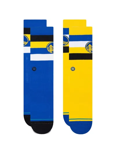Stance Nba Golden State Warriors Crew Socks In Blue