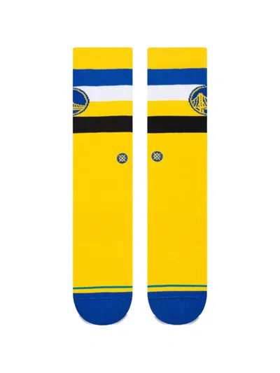 Stance Nba Golden State Warriors Crew Socks In Yellow