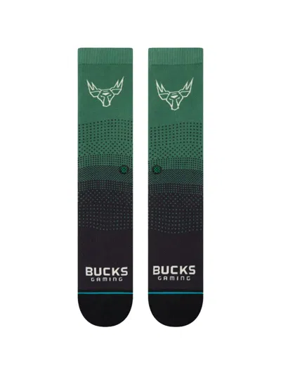 Stance Nba Milwaukee Bucks Gaming Socks In Green