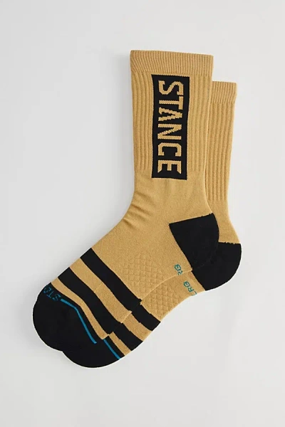 Stance Og Crew Sock In Sand, Men's At Urban Outfitters In Brown