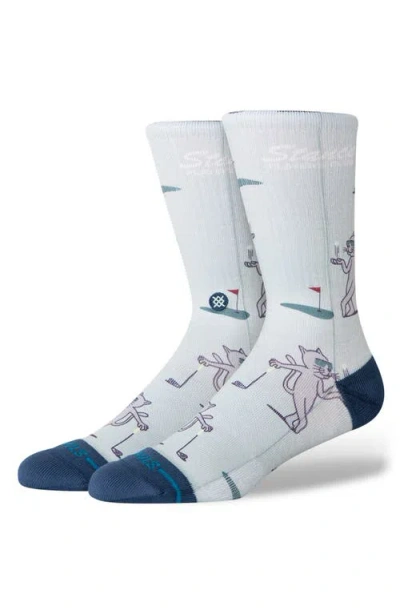 Stance Players Club Crew Socks In White