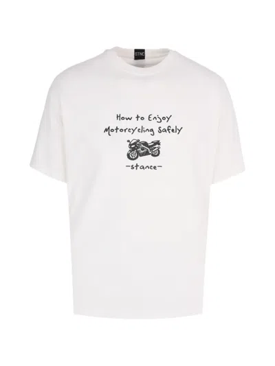 Stance Printed T-shirt In White