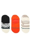 Stance Prowess 3-pack No Show Socks In Coral