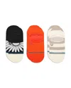 Stance Prowess 3-pack No Show Socks In Coral