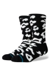 Stance Purrfect Crew Socks In Black