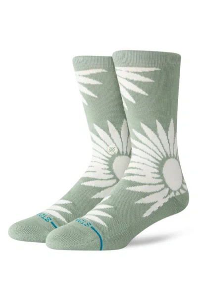 Stance Radian Burst Crew Socks In Gray