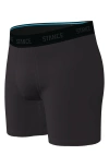 Stance Regulation Solid Boxer Briefs In Blk - Black