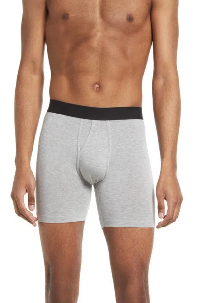 Stance Regulation Solid Boxer Briefs In Gray