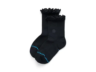 Stance Ruffle Icon Quarter Women's Shoes Black: Sm (women's Shoe 5-7.5) B - Medium