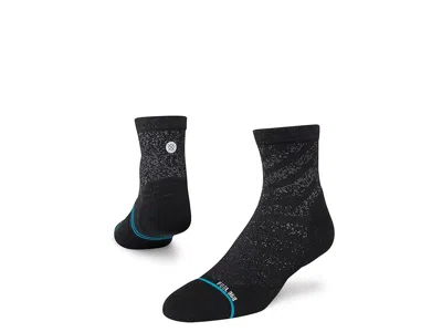 Stance Run Light Quarter Crew Cut Socks Shoes Black: Sm (us Men's Shoe 3-5.5 - Women's Shoe 5-7.5)