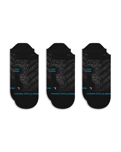 Stance Run Light Tab Socks, Pack Of 3 In Black