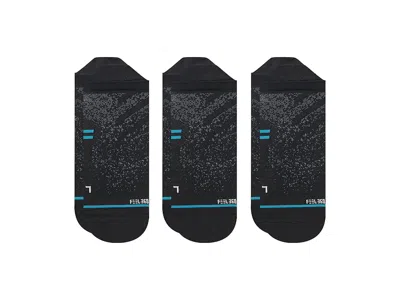 Stance Run Ul Tab 3-pack Crew Cut Socks Shoes Black: Md (us Men's Shoe 6-8.5 - Women's Shoe 8-10.5)