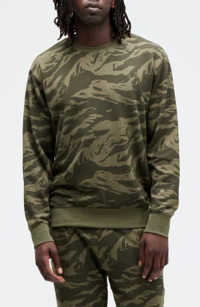 Stance Shelter Butter Blend Long Sleeve T-shirt In Greencamo