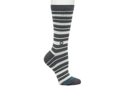 Stance Signature Stripe Crew Socks In Gray