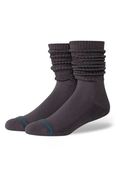 Stance Slouch Crew Socks In Gray