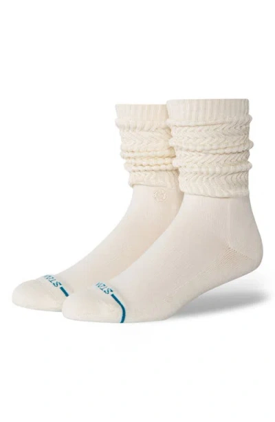 Stance Slouch Crew Socks In Neutral