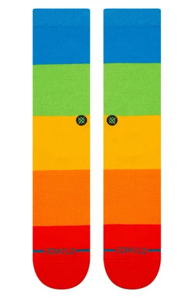 Stance Snapshot Crew Socks In Multi