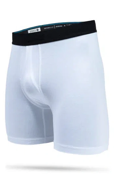 Stance Standard Solid Boxer Briefs In White