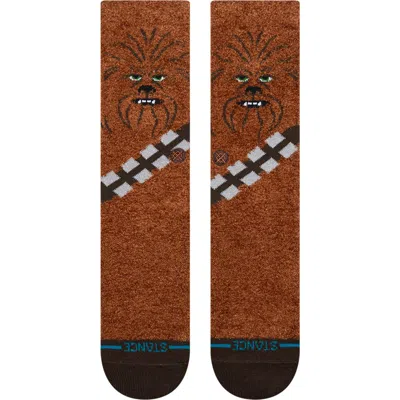 Stance Star Wars® Chewie Crew Socks In Brown