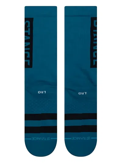Stance Striped Socks In Blue