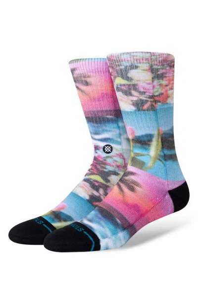 Stance Take A Picture Crew Socks In Floral