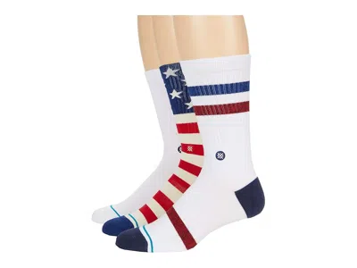 Stance The Americana 3-pack Crew Cut Socks Shoes Multi: Md (us Men's Shoe 6-8.5 - Women's Shoe 8-10.5)