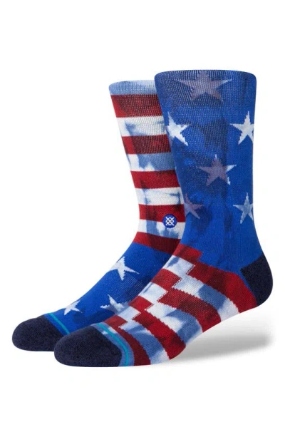 Stance The Banner Stars & Stripes Crew Socks In Multi