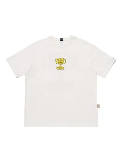 Stance Trophy-print Cotton T-shirt In White