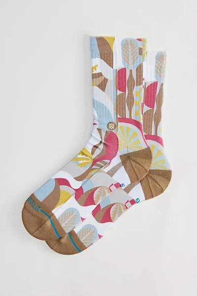 Stance Tropiclay Crew Sock In Honey, Men's At Urban Outfitters In Multi