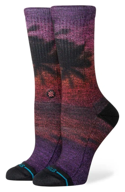 Stance Vacay Mode Crew Socks In Floral