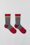 Stance Vintage Disney 2020 Crew Sock In Grey/red, Men's At Urban Outfitters In Gray