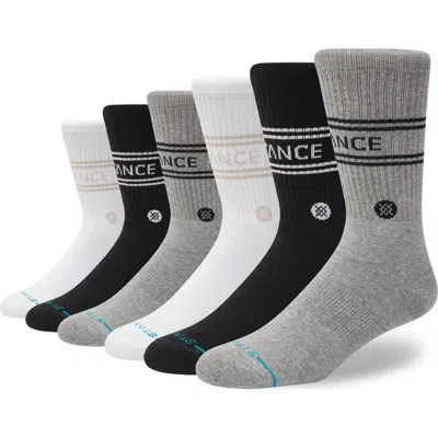 Stance Vital 6-pack Crew Socks In Multi