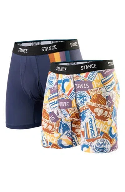 Stance West Coast 2-pack Boxer Briefs In Multi