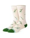 Stance Wildflower Crew Socks In White