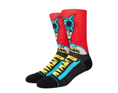 Stance X Batman Comic Crew Black/red/blue Socks A545d22bat-blk