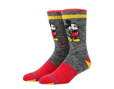 Stance X Disney Vintage Disney Mickey Mouse Black Crew Socks A556a20vin-blk