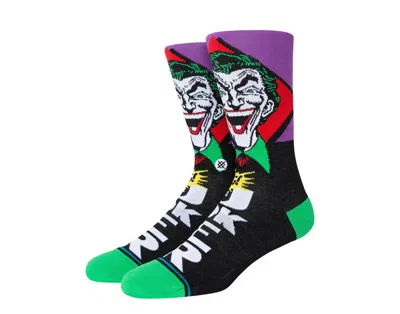Stance X Joker Comic Crew Black/purple/green Socks A545d22jok-blk