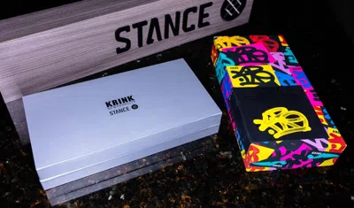 Pre-owned Stance X Krink Socks 'krink K75 Box' & 'untitled' | 2 Box Sets | L | In Box In Multicolor