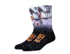 Stance X White Men Can't Jump - Sid And Billy Black Crew Socks A558d20sid-blk In Black