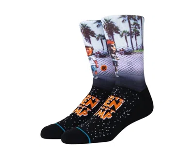 Stance X White Men Can't Jump - Sid And Billy Black Crew Socks A558d20sid-blk