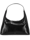 Stand Oil Plump Zip Shoulder Bag In Black