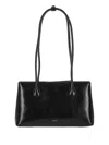 Stand Oil Square Low Shoulder Bag In Black
