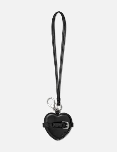 Stand Oil Belted Mirror Keyring In Black