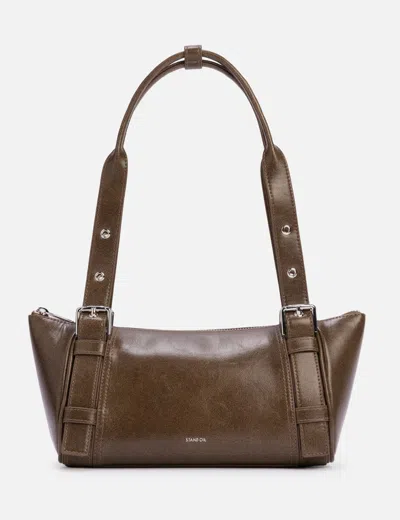 Stand Oil Boat Bag In Brown