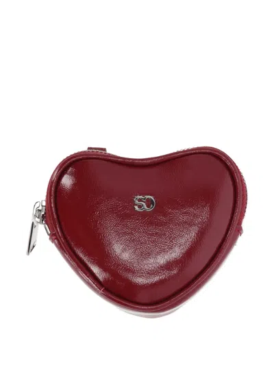 Stand Oil Heart Logo Keyring In Red